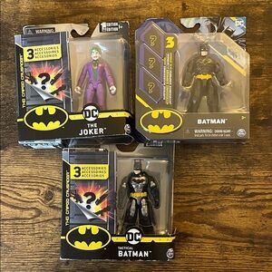 DC Batman Spin Master Action Figures (lot of 3)